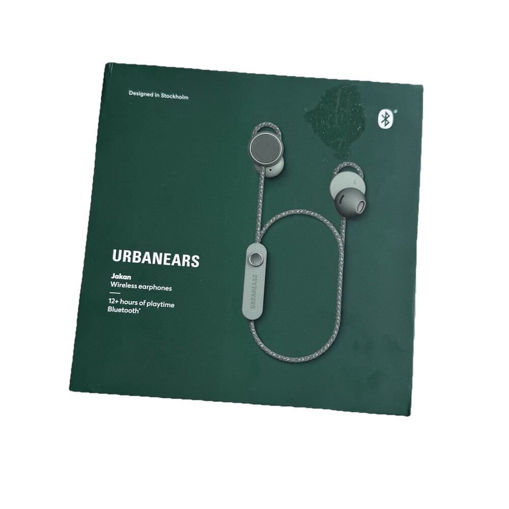 Jakan Wireless Earphones Field Green 12+ Hr Bluetooth Playtime